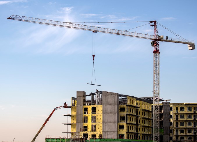 Construction site at Bellevue Village in St. Albert October 24, 2018.