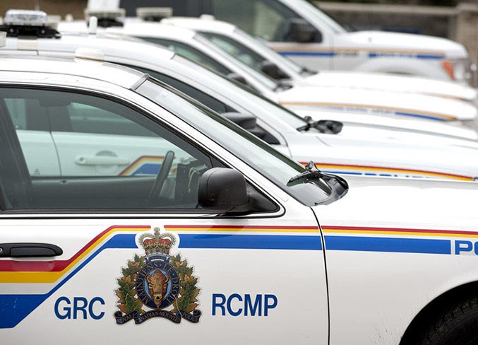 St. Albert RCMP cruisers at headquarters station in St. Albert April 10, 2017.
