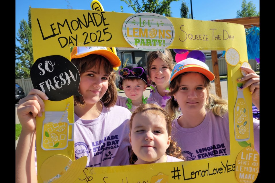 Violet, Theo, Lily, Mila, and Gabby poured more than just lemonade, they poured kindness into every cup. MELANIE WRIGHT/photo 
