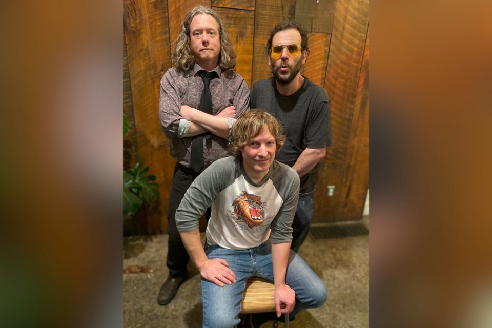Local indie alt-country band Ox released their first album in several years, Ktel. Pictured from left is Chris “Pepper” Peplinski, Mark Browning and Ryan Levecque.
Supplied
