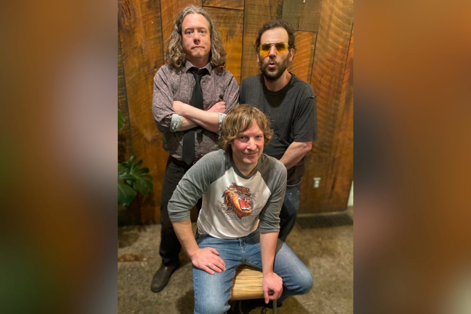 Local indie alt-country band Ox released their first album in several years, Ktel. Pictured from left is Chris “Pepper” Peplinski, Mark Browning and Ryan Levecque.
Supplied
