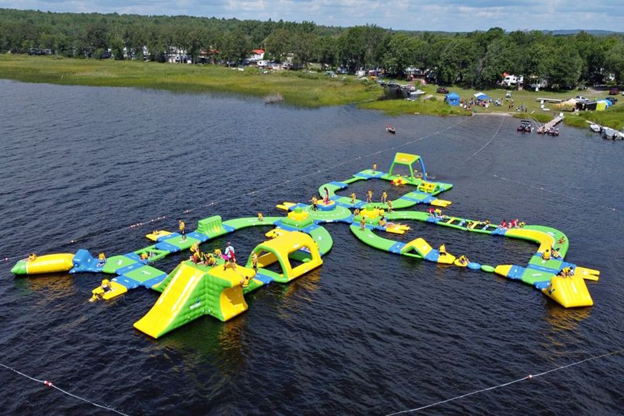 Blow up water parks sales
