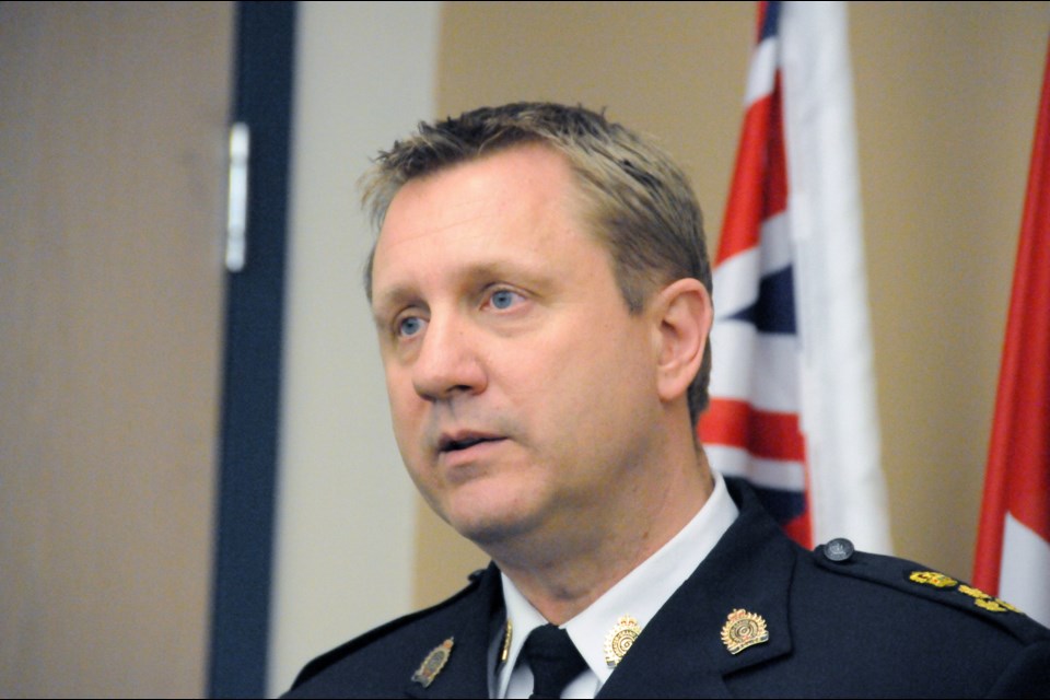 The fortunes of former Greater Sudbury Police Chief Frank Elsner have taken another downward turn, with news emerging he has been formally suspended as head of the Victoria Police Department. File photos.