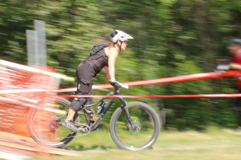 More than 170 mountain bike racers were on the trails in Sudbury this weekend. (Len Gillis / Sudbury.com)