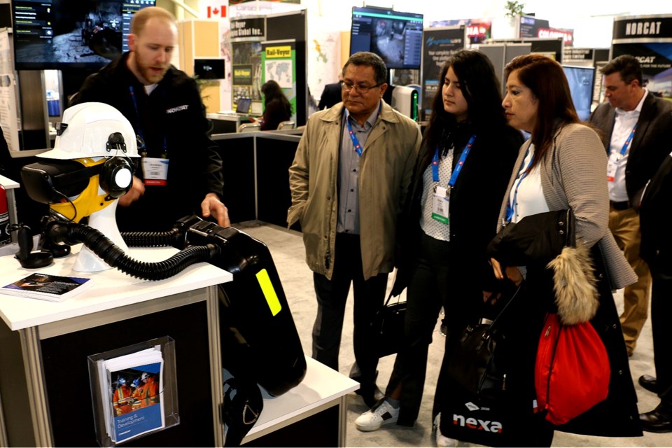 PDAC convention delegates in 2020 checked out a virtual training display hosted by NORCAT of Sudbury. 