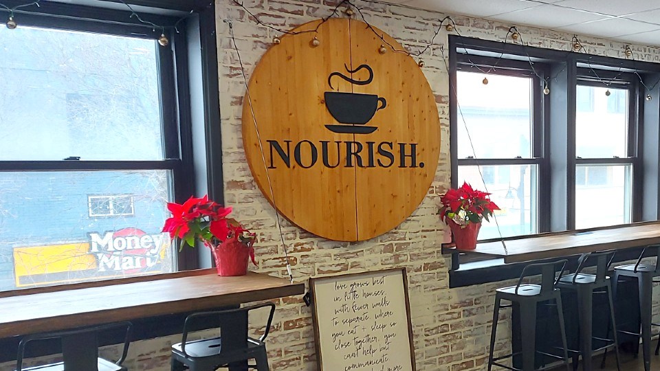 Nourish, on Durham Street offers customers a cozy space right next to the YMCA for those looking for a pre- or post-workout shake. 