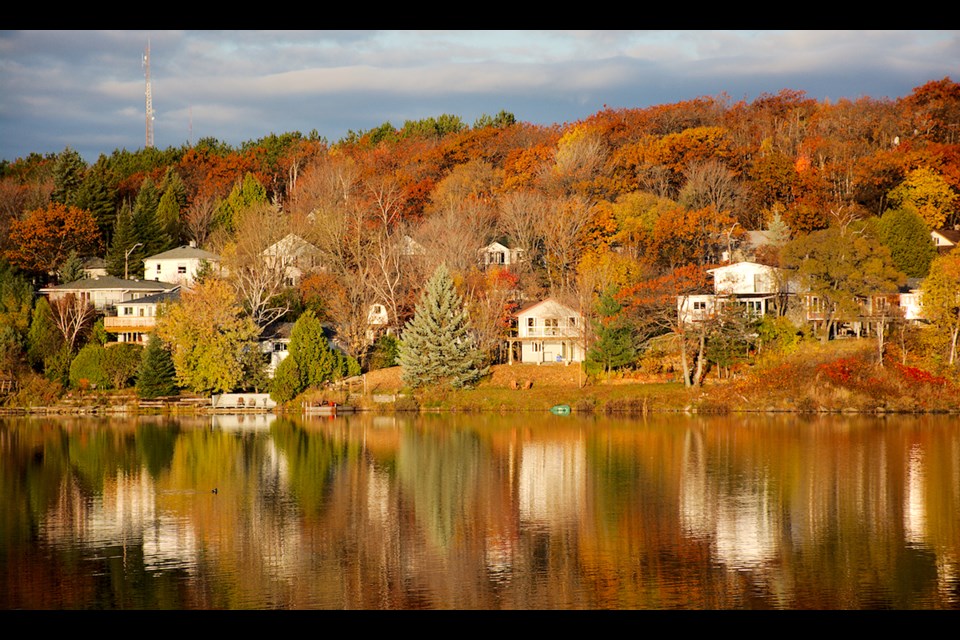 If you didn't know this was Minnow Lake, you might mistake Dave Anderson's photo for a fishing village somewhere.
