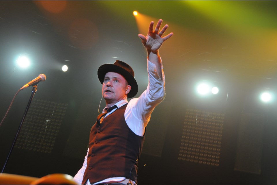 Tragically Hip frontman and songwriter Gord Downie, 52, announced Tuesday that he has a form of brain cancer that is treatable in the short term, but is incurable and will eventually kill him. These photos were taken during the Hip's last tour stop in Greater Sudbury in 2013. Photos by Marg Seregelyi