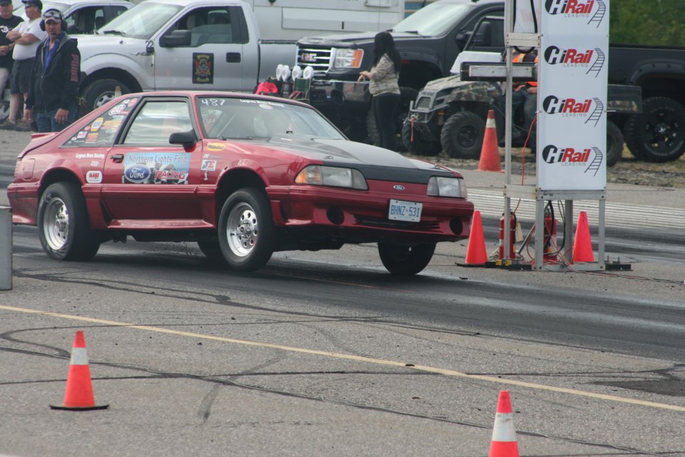 The drag race is Northern Ontario's longest running race event, with hundreds of drivers eager to feed their need for speed. Photo by Heather Green-Oliver.