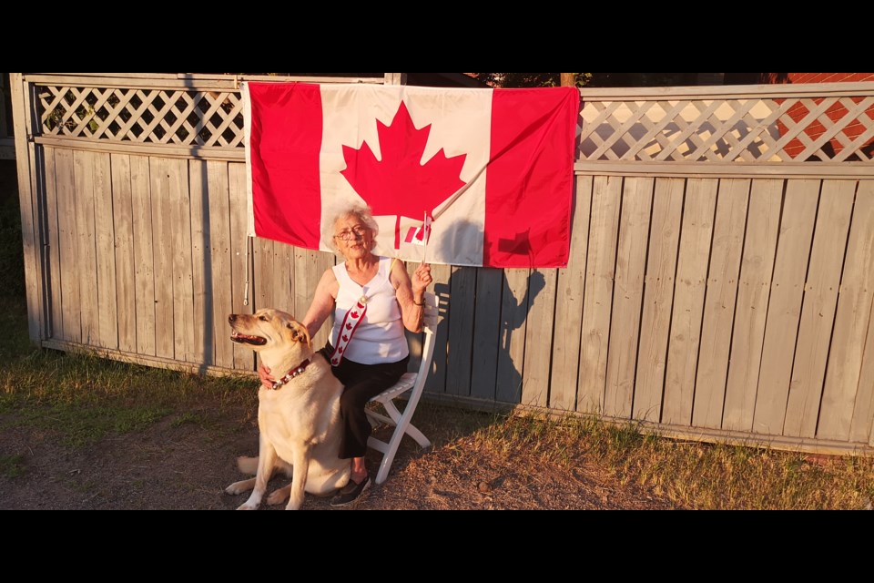 Tina and Sadie enjoyed their Canada Day. (Submitted by Mark Mannisto)