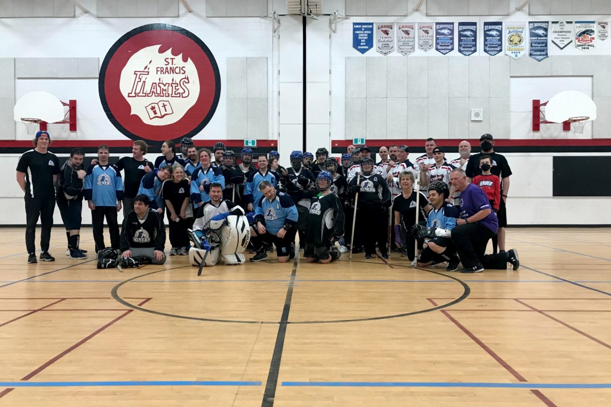 Special Olympics floor hockey players representing Sudbury Sudbury News