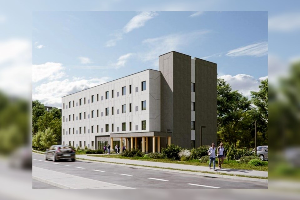 The City of Greater Sudbury provided this image of a transitional housing complex in Kitchener-Waterloo as an example of a project similar to the project planned to go up on Lorraine Street.