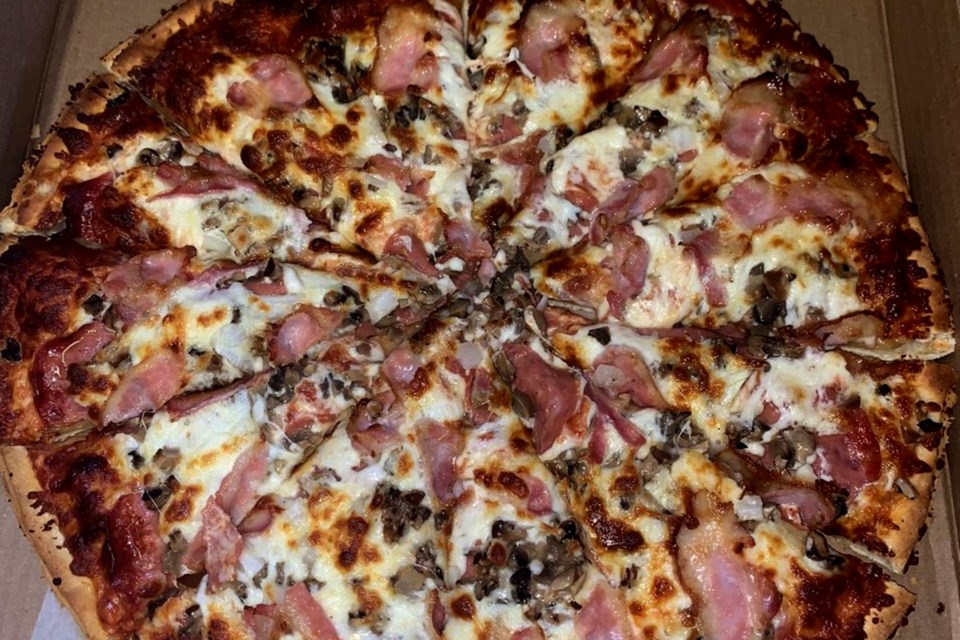 The Our Own Delight pizza is manager Troy Kirkwood’s go-to pizza. It features pepperoni, mushrooms, bacon, extra cheese and onions.