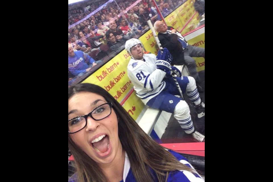 Sudburian Kristin Provincial's selfie with former Maple Leaf forward Phil Kessel took the Internet by storm in November 2014.