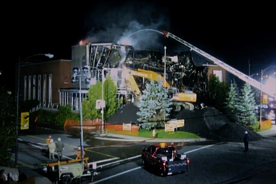 On Sept. 19, 2008, after a fire that burned for 26 hours and caused an estimated $13 million in damages, the historic Steelworkers Hall fell victim to arsonists. More than one million gallons of water was used fighting the fire, but the entire structure was declared a total loss. A vital archive of Sudbury's labour history was also lost in the fire.