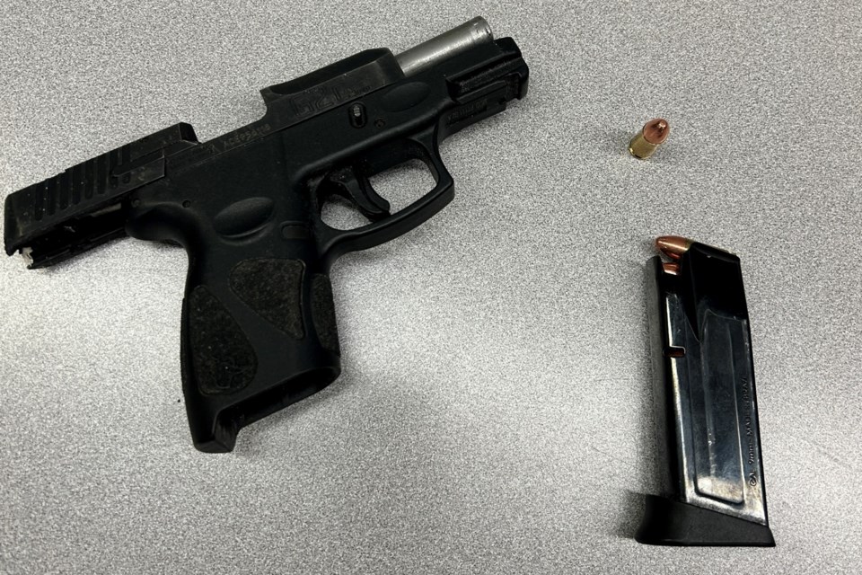 A drug bust on Elgin Street on Feb. 6, 2025 turned up a large quantity of illegal drugs and cash. The person arrested was also wearing a bulletproof vest and carrying a knife and a loaded handgun.