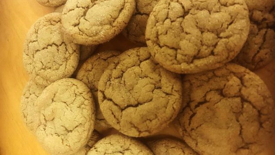 Molasses crinkle cookies are Emilie Hebert’s personal favourite.  The recipe comes from one of her grandmothers and even she cannot get enough of them.