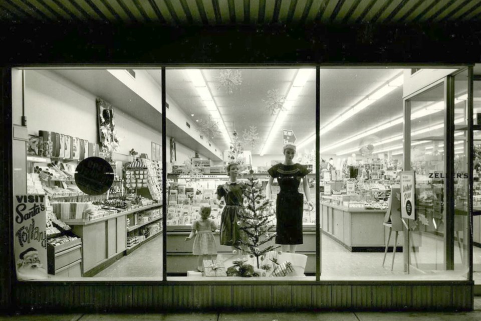 interior 1950s department stores