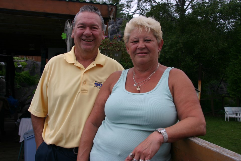 Julien Dionne and wife Sue in a 2010 file photo. (File)