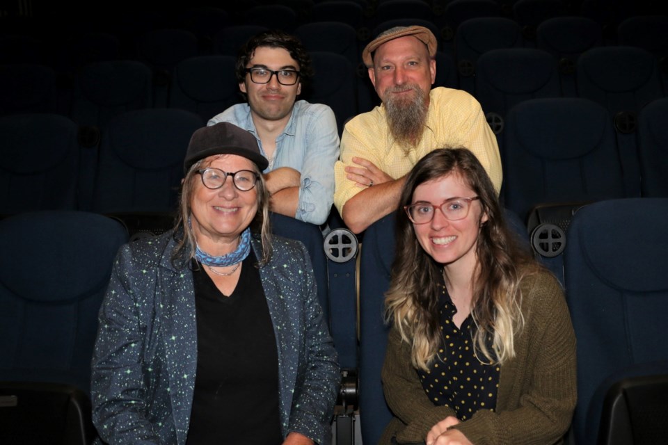 Sudbury's Indie Cinema is organizing a host of film screenings and other special events for September. The new lineup was announced Thursday. Taking part were Indie Cinema executive director Beth Mairs, front left, theatre manager Miranda MacLeod, dedicated staff event person Joël Giroux and Scott Florence of the Oddhawks Improv Show.