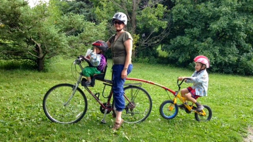 Olathe MacIntyre says bikes are an efficient form of transportation that can greatly increase your sense of freedom and they can work for you even if you have young children. (Supplied)