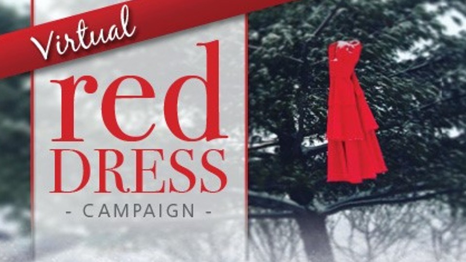 The REDress campaign 2021 poster.