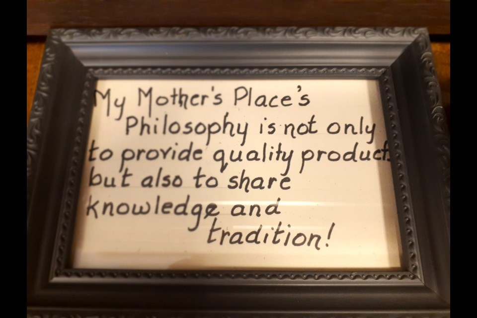 My Mother’s Place offers an assortment of prepared meals, imported products, preserved goodies and even kitchen products like place settings for your table.