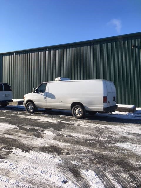 The Sudbury Food Bank's delivery van is seen here. (Supplied)