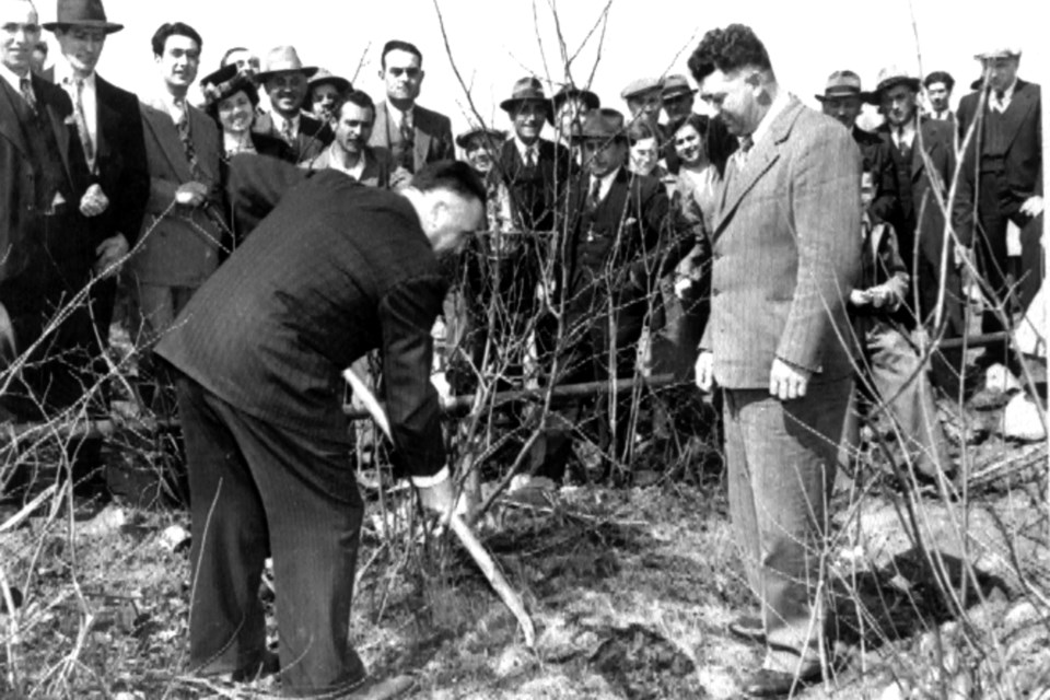 The sod-turning ceremony for the Caruso Club. Greater Sudbury's last surviving Italian club turns 75 in November 2022.