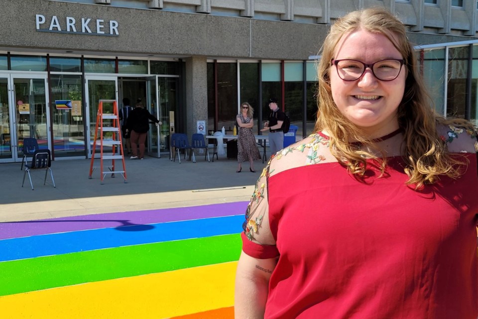 Ana Tremblay is a fourth-year history student and president of Pride Laurentian.