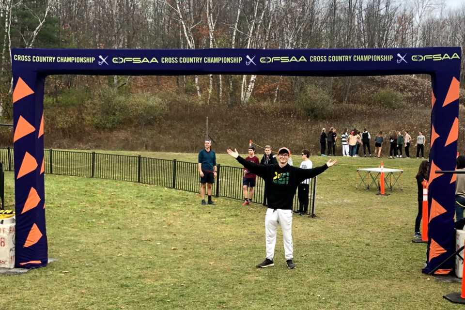 Riley Cornthwaite, 18, who is in his final year at Lasalle Secondary School, recently made his fourth appearance at the OFSAA Cross-Country Championships, mounting the podium for the second time in his high school career.