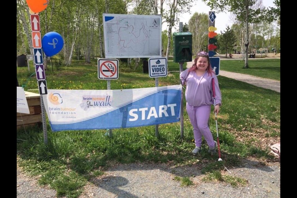 Alicia Chenier attended her first Brain Tumour Walk in 2019. This year, she is Sudbury’s ambassador of the 2020 Virtual Brain Tumour Walk. (Supplied)