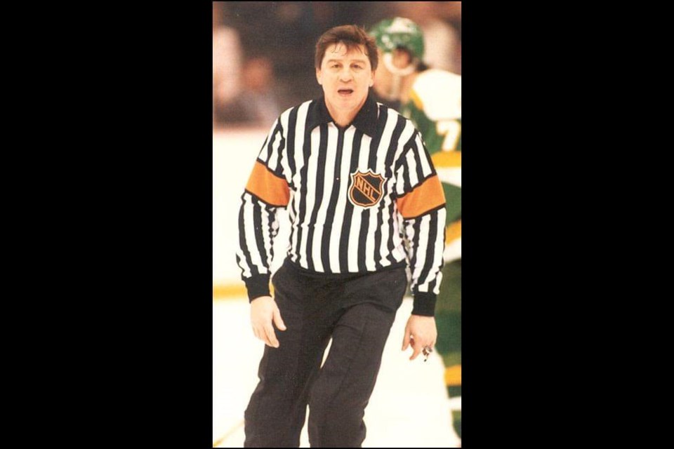 The hockey world is mourning the passing of Dave Newell, 73, a native of Copper Cliff who was a former NHL referee who worked three Stanley Cup finals in his career. (Supplied)