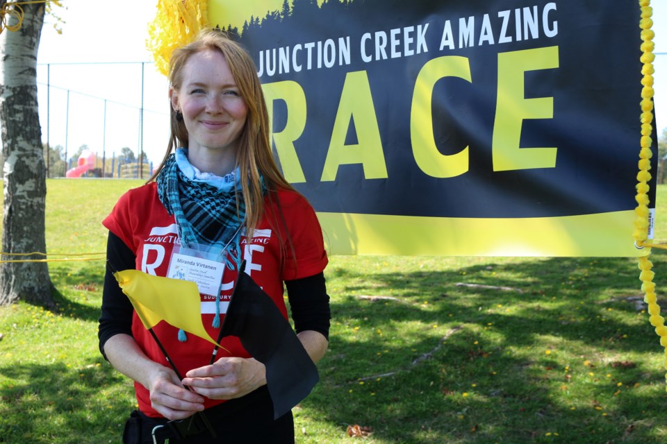 Miranda Virtanen, organizer of the second annual Junction Creek Amazing Race. (Keira Ferguson/ Sudbury.com)