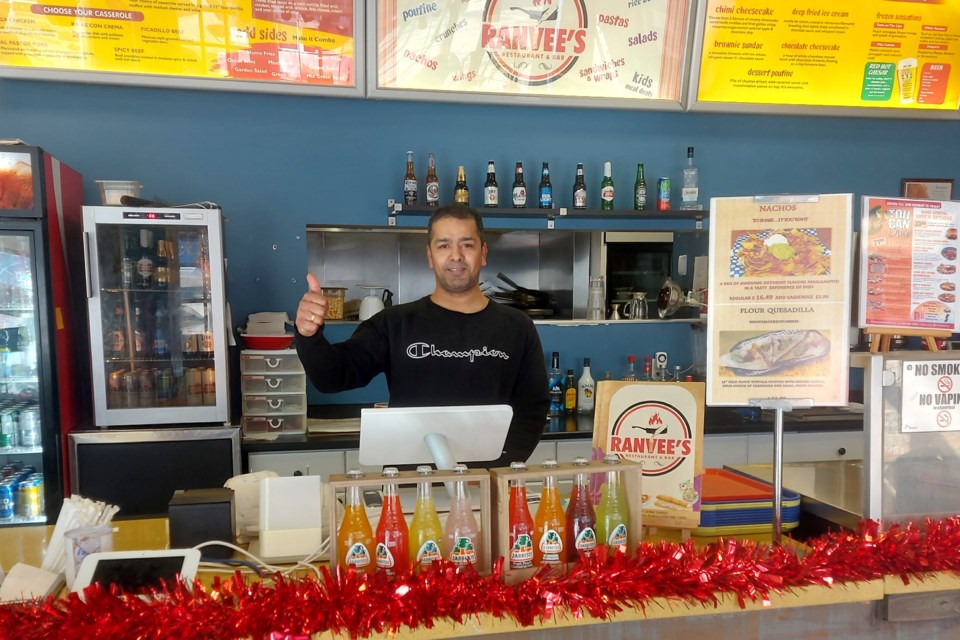 Ranvee’s Eatery owner Sandeep Sangar is no stranger to the food business. Upon emigrating to Canada, he worked as a restaurant manager in Newfoundland. At Ranvee’s, he offers friendly and affordable service to customers.