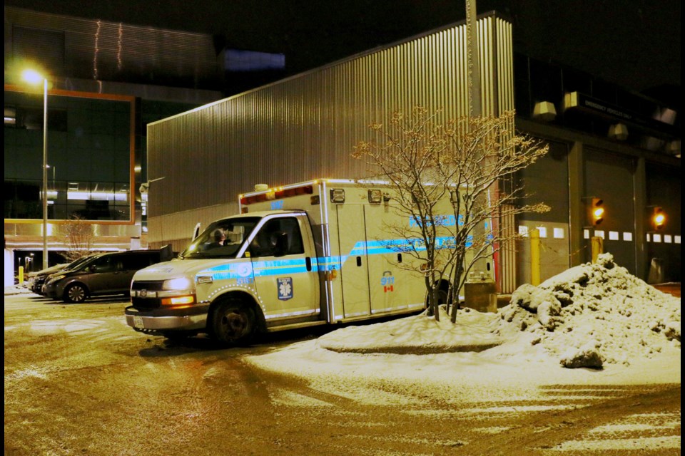 Ambulance delays occur when paramedics are held up for more than 10 minutes in transferring patients to official hospital care at the emergency department.