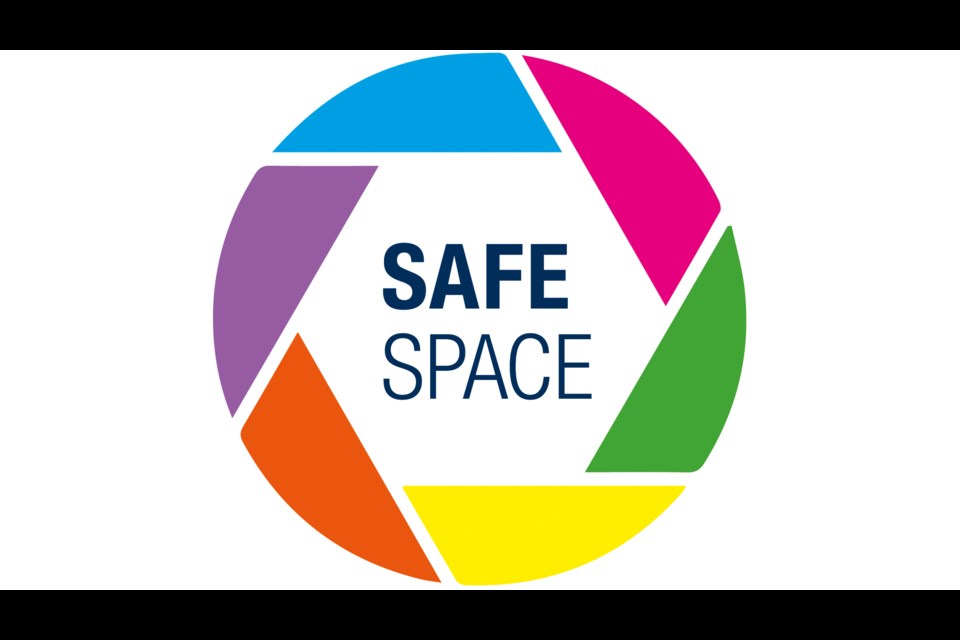 An example of a safe space logo. (Supplied)