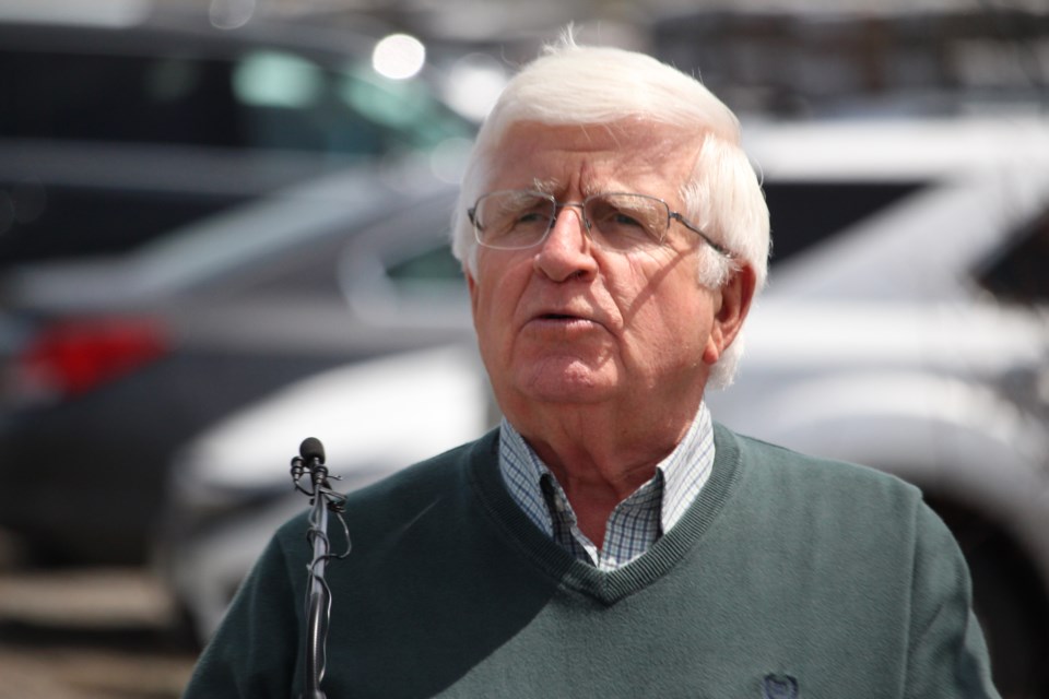 After his 1995 election as Sudbury MPP, one of the first and longest causes Rick Bartolucci championed was the four-laning of Highway 69. (Annie Duncan / Sudbury.com)