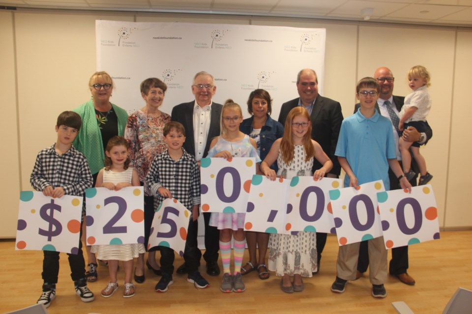 The Boyles family has donated $250,000 to the NEO Kids project. (Heidi Ulrichsen/Sudbury.com)