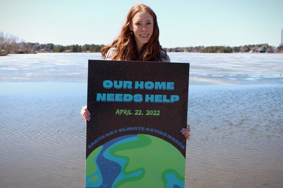 Avery Morin, incumbent president of the Students General Association at Laurentian University was one of the organizers for this event. 