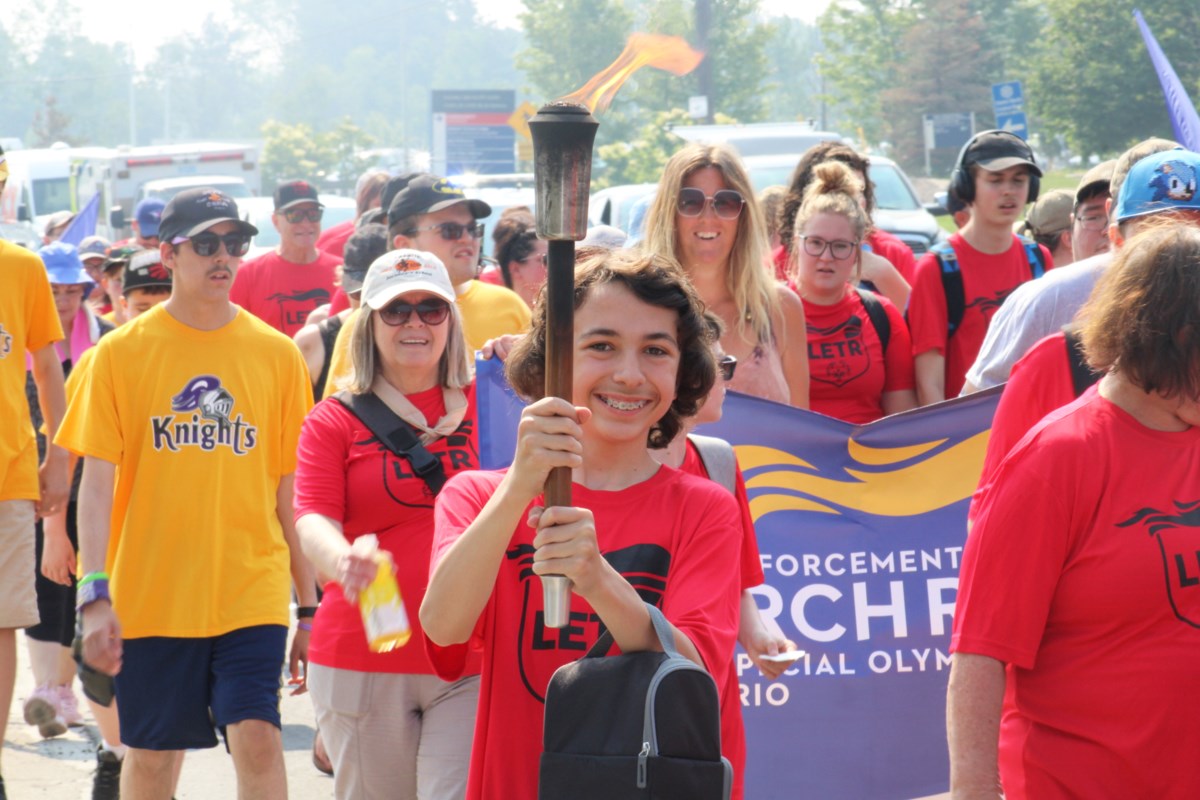 Photos Police boost Special Olympics with torch run Sudbury News