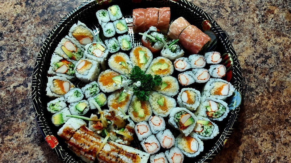 Ordering out party platters have become super popular for families and friends during the lockdowns these last two years. The platters feature a number of different trendy rolls that customers are inclined to order at the All You Can Eat Restaurant.