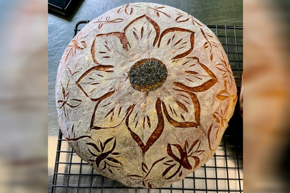 Sudbury breadmaker Billy Burbidge enjoys doodling. His bread is now his sketchpad as he uses it to make artistic creations that are almost too pretty to slice and eat.  