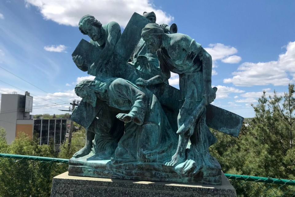 Numerous statues at the Grotto of Our Lady of Lourdes in downtown Sudbury were vandalized in 2020. After two years, the statues have finally been replaced.