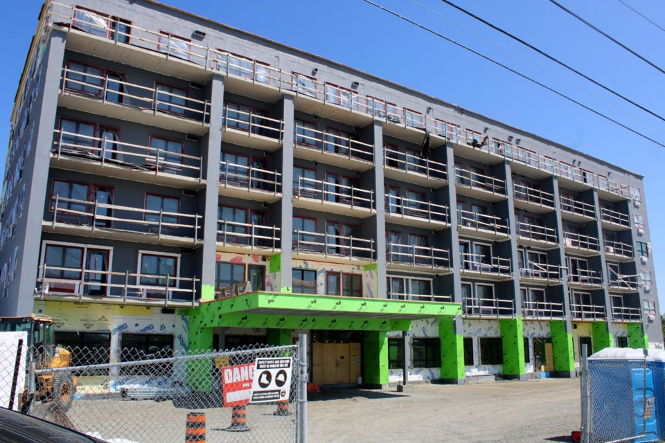 The exterior of the 137-unit assisted living facility in Sudbury’s Minnow Lake neighbourhood is seen on Wednesday.