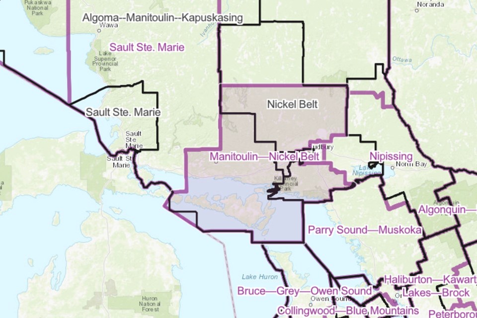 The Federal Electoral Boundaries Commission is proposing to cut the number of Northern Ontario ridings from 10 to nine, and reconfigure both the Sudbury and Nickel Belt ridings.