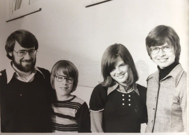 The Buse family in 1975. (Supplied)