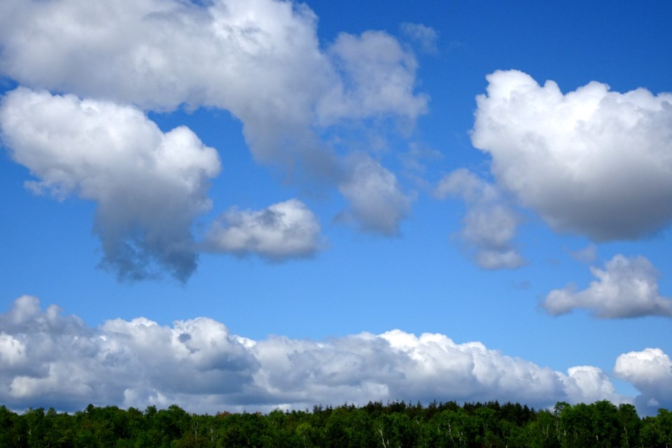 250522_linda derkacz fluffy clouds blue sky