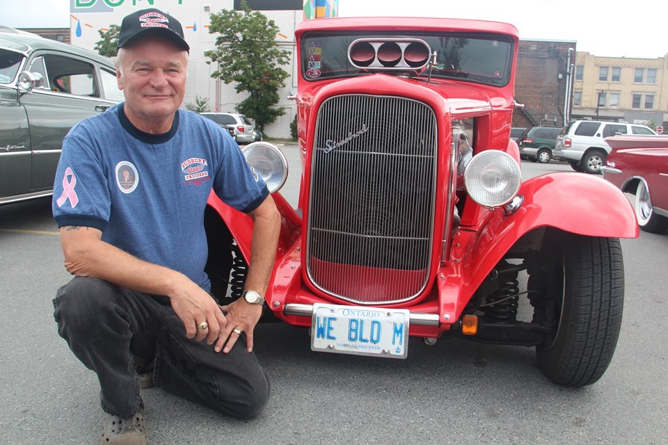 Sudbury Classic Cruisers Car Club car show at Copper Cliff Park this