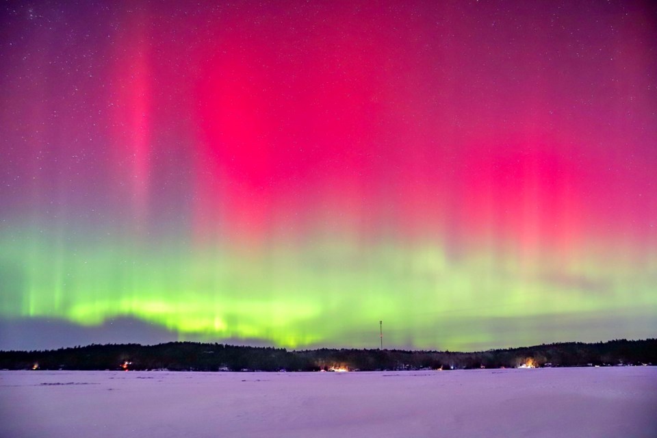 Photos: Intense aurora borealis lights up northern skies - Sudbury News